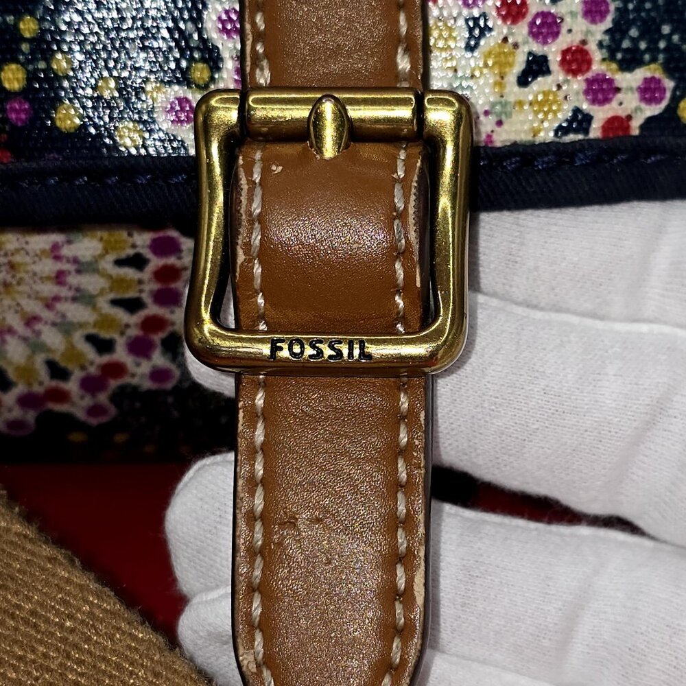 Fossil Keyper Mini Calypso Crossbody Flap Purse B… - image 6